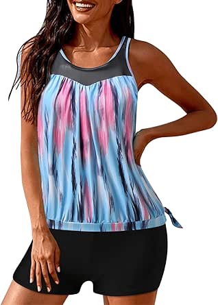 Amazon.com: D Cup Swimsuits Mastectomy Swimsuits for Women with Pocket ...