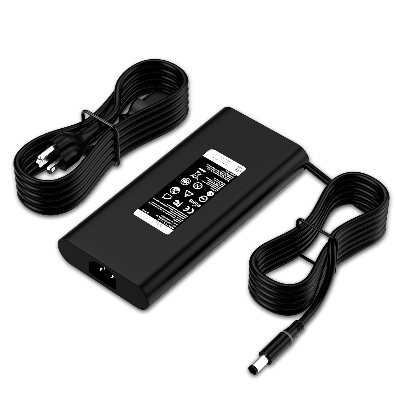 240W Slim Charger for Dell Precision 7770 7670 7760 7750 7740 7730 7660 7550 3240 3260 P29E P34E P44E D16S001 D16U001 Mobile Workstations Genuine 19.5V 12.3A/9.23A 180W AC Power Supply Adapter Cord