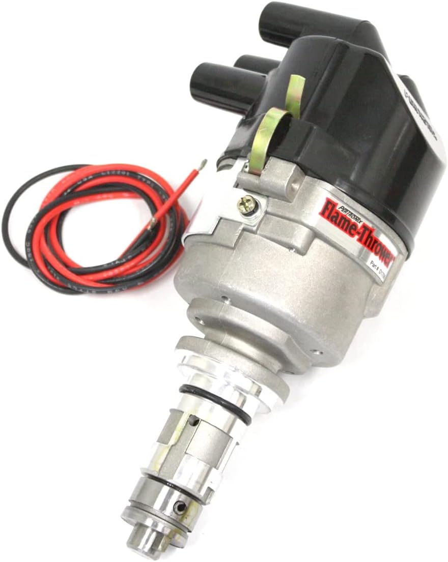 Pertronix D176629 Ignitor Distributor with Non-Vacuum Cast Side Cap for British 4 Cylinder Engine