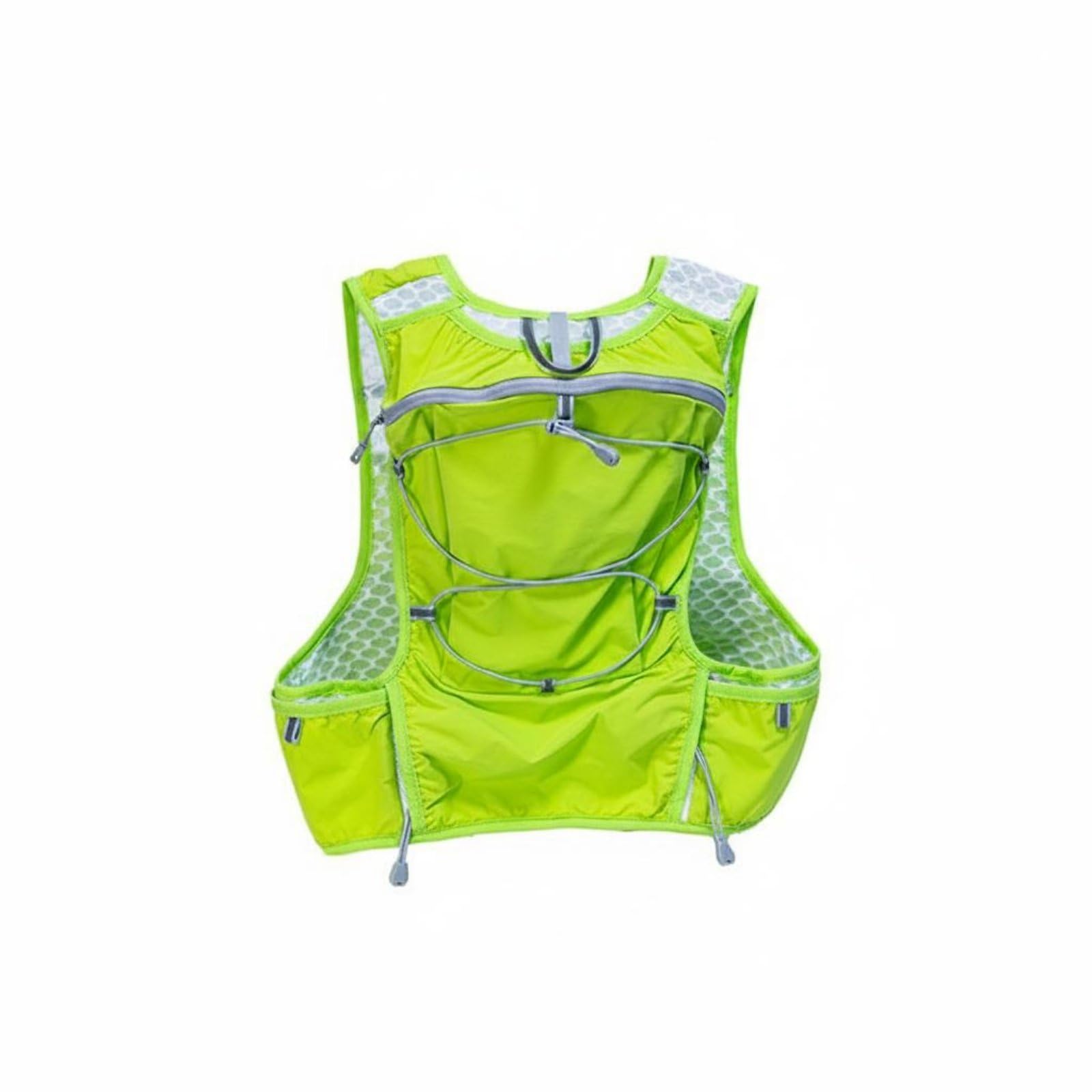 Enakshi® Lightweight Running Hydration Vest Hands-Hands-Free Water Bladder Vest Multiple Pockets Hydration Backpack Adjustable Straps for Runners, Cyclists, Endurance Race, Cycling, Green-image-9