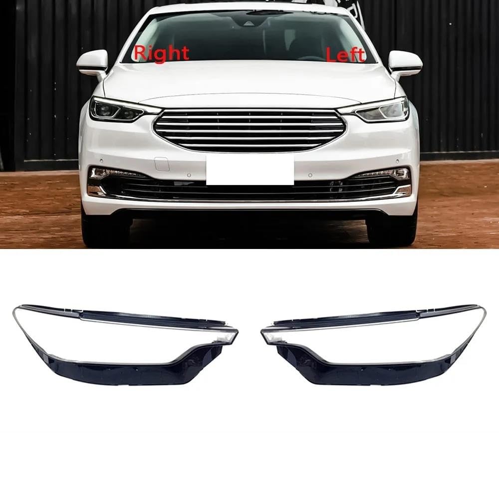 Coche Lámpara Cubierta Pantalla Lámpara Transparente De Plexiglás Para Ford Para Taurus 2019 2020 Cubierta Faro Delantero Lente(B,Derecha)