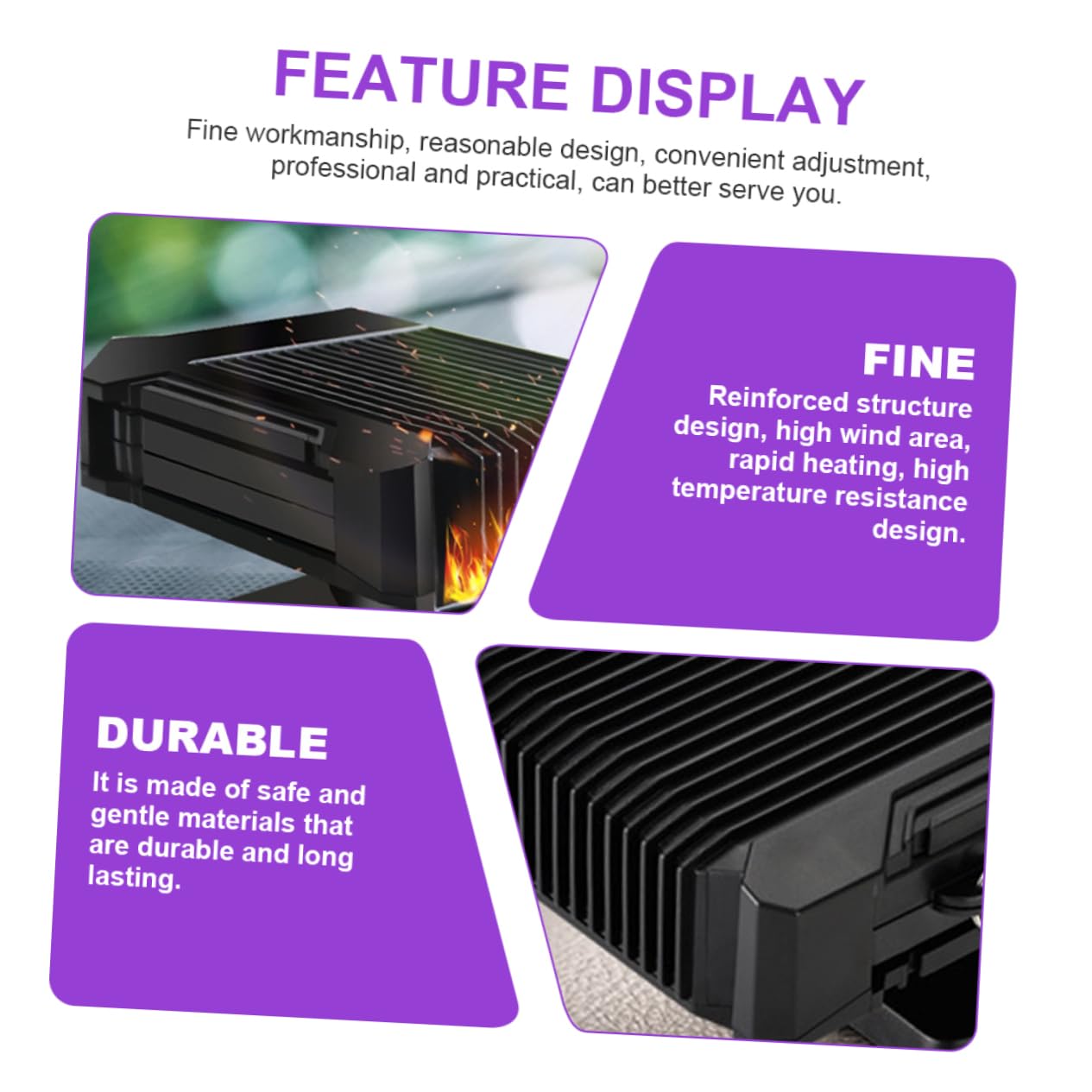 PLAFOPE Car Plug Heaters for Winter Efficient Car Defroster Portable Auto Heater