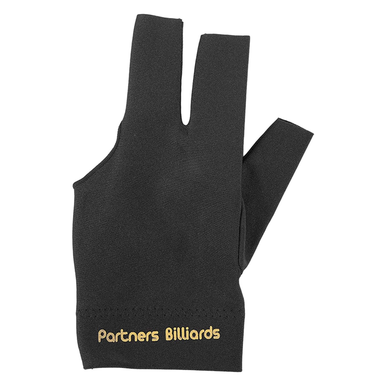 Gant De Billard Professionnel 3 Doigts Pour Main Gauche - Noir - Spandex élastique - Pour Snooker Et Billard