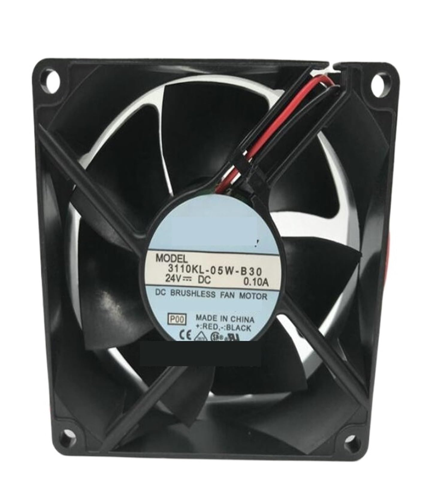 YMUGUEGH 3110kl-05w-b30 dc24v 0.10a 8cm two-wire cooling fan