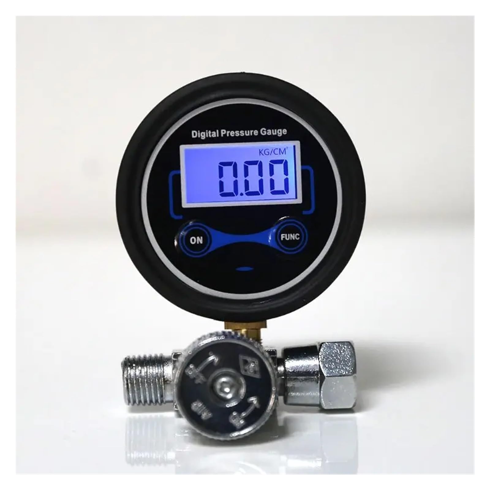 Regulator ciśnienia, 2 Szt. Przełącznik Ciśnienia, Cyfrowy Zawór Sterujący Manometrem Regulatora Powietrza 1/4 "200PSI Do Pistoletu Natryskowego,dla sprężarki powietrza
