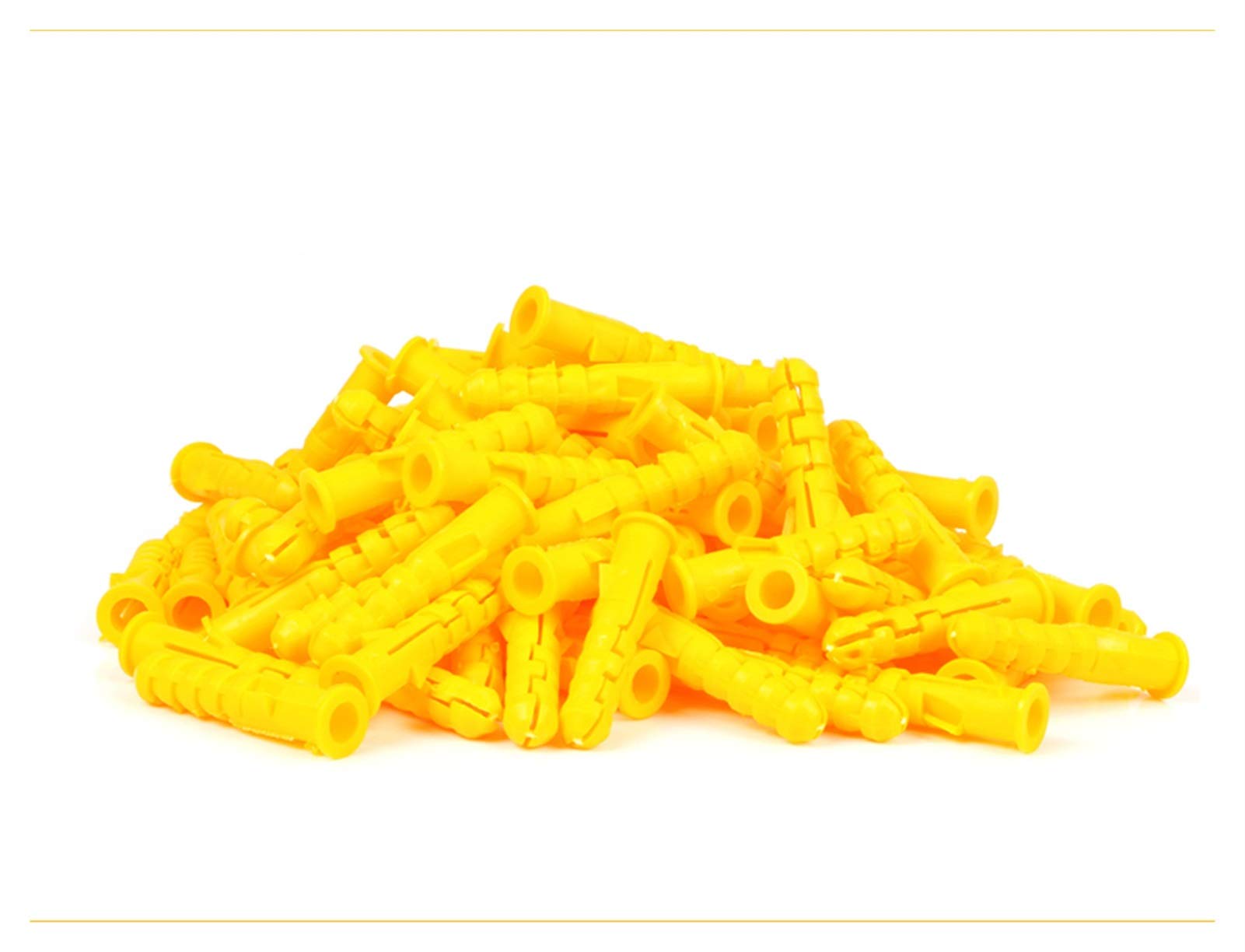 Bulloni di espansione 10 Pezzi M8 Tubo di espansione in plastica Tubo autofilettante tasselli a Muro Perforazione tasselli per Lavorazione del Legno espansione in Plastic(-M8-100mm)
