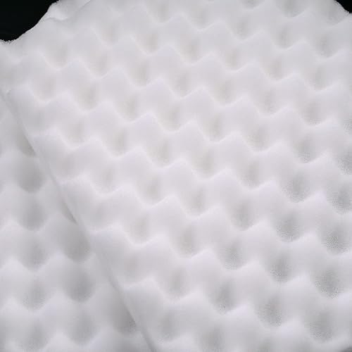 Miniatura 4 de EORTA 2 almohadillas de esponja para moldear fondant, pasta de goma de azúcar y flores, bandeja de espuma para modelar, esponja ondulada