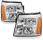 ACANII - For 2003-2006 Cadillac Escalade (HID Model) Headlights Headlamps Factory Style Lights Driver + Passenger Side
