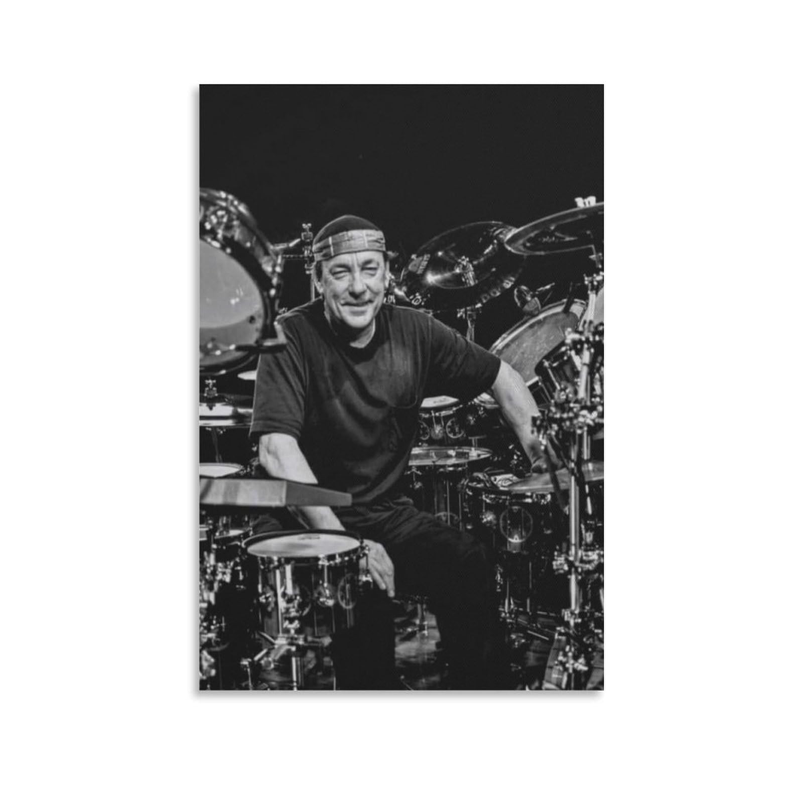 FCOIN Neil Peart Canvas Poster Poster Painting Canvas Wall Art Living Room Posters Painting 16x24inch(40x60cm)