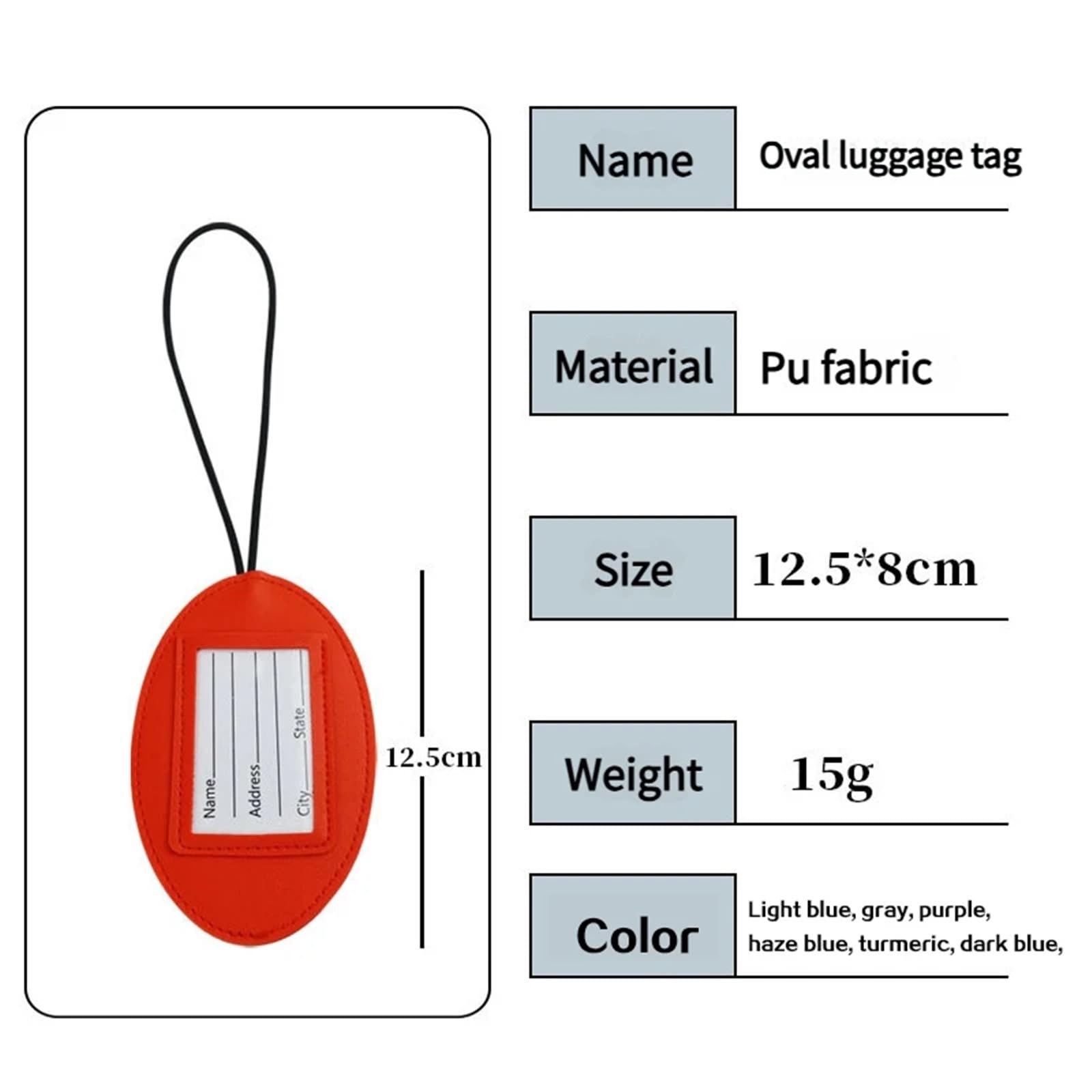 Etichetta for bagaglio da viaggio: colorata for una facile identificazione del Per Bagaglio Valigie(TY 9-piece set)
