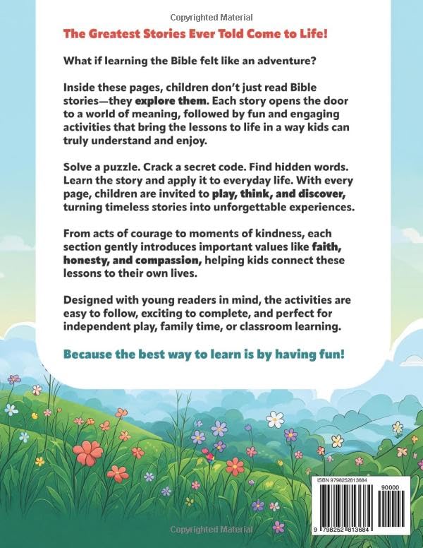The All-In-One Bible Stories & Activity Book for Kids: 25 Interactive Stories with Games, Coloring, Puzzles, Journaling & More. The Ultimate Book for ... Ages 6-12! (Doc's Activity Books for Kids) image 3