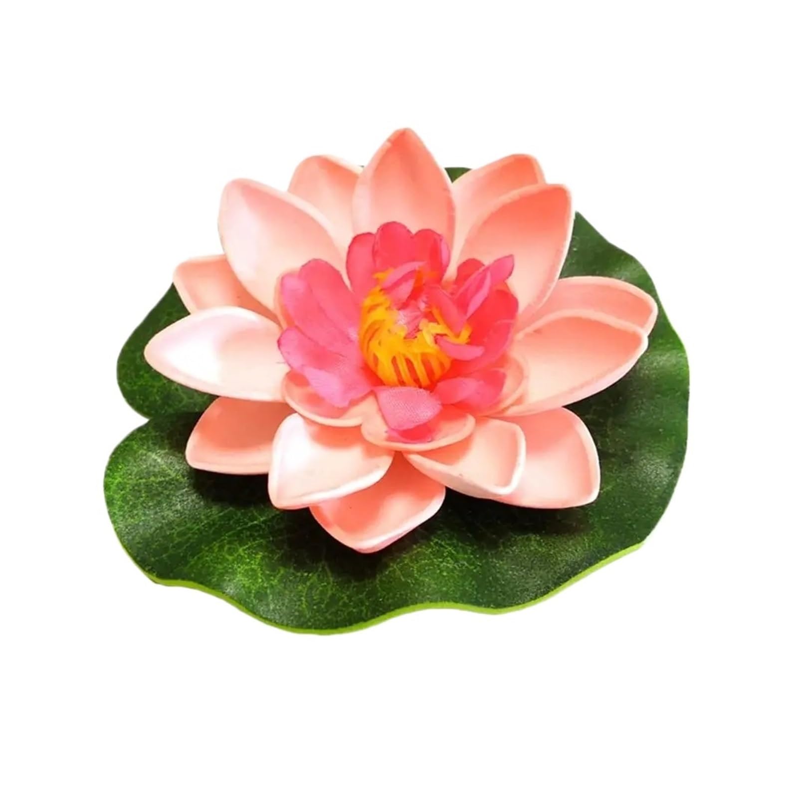 LHSJYG Water Lily Plants For Ponds Small 10cm Artificial Lotus Floating Simulated Plant Realistic Aquarium Garden Lily Decoration Micro Landscape Pond Water(Light pink)