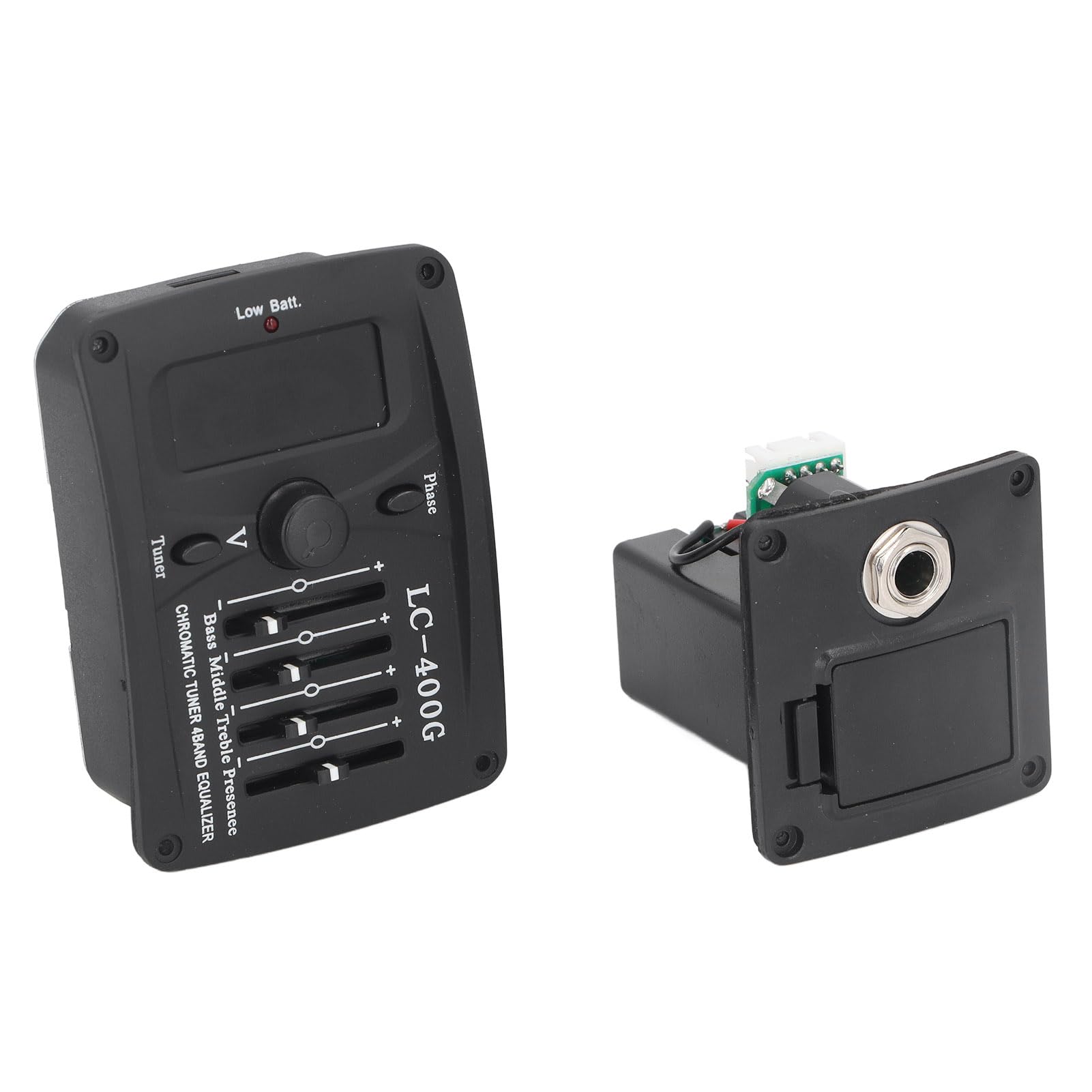 4 Band EQ Preamps Pickup Tuner System, Acoustic Guitar Piezo