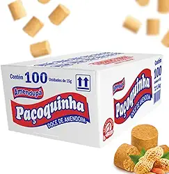 Paçoca rolha amendoim 1,5KG 100unid