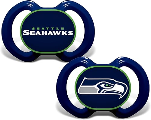 Miniatura 1 de Baby Fanatic Paquete de 2 chupetes rosados para niñas, NFL New York Jets - Equipo oficial de la liga