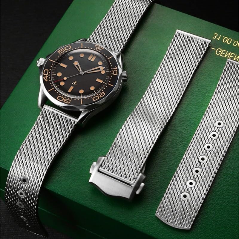 Bracelet montre de plongée Omega Seamaster 300 en acier pour le quotidien - 7