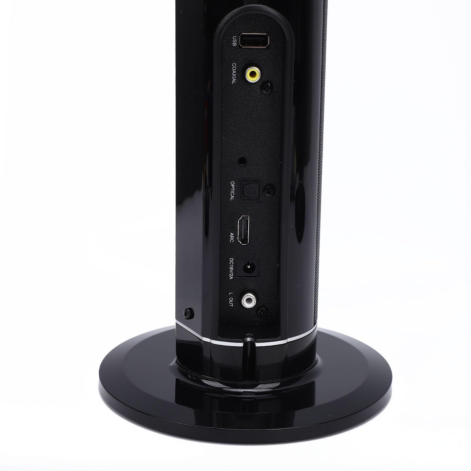Fockety Soundbar, Odłączany Głośnik Domowy 2 w 1 Zestaw Kina Domowego z Dźwiękiem Przestrzennym Głośnik Kina Domowego do Projektorów Telewizyjnych i Komputerowych (wtyczka UE)