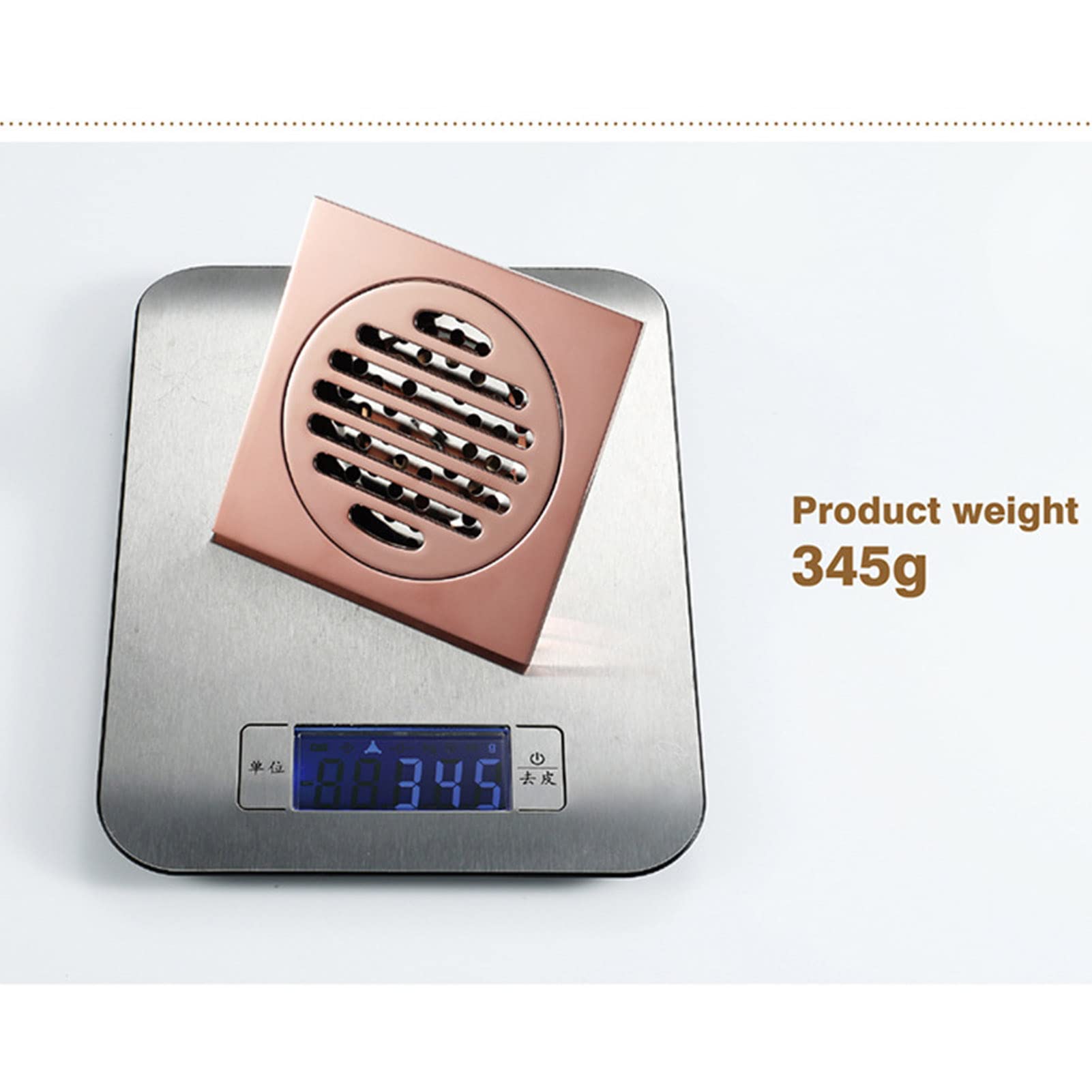 Múltiples Modelos De Desagüe De Piso De Baño De Color Rosa, Desagüe De Piso De Ducha Cuadrado De Latón, Antiolor Anti-Obstrucción, para Cocina, Baño