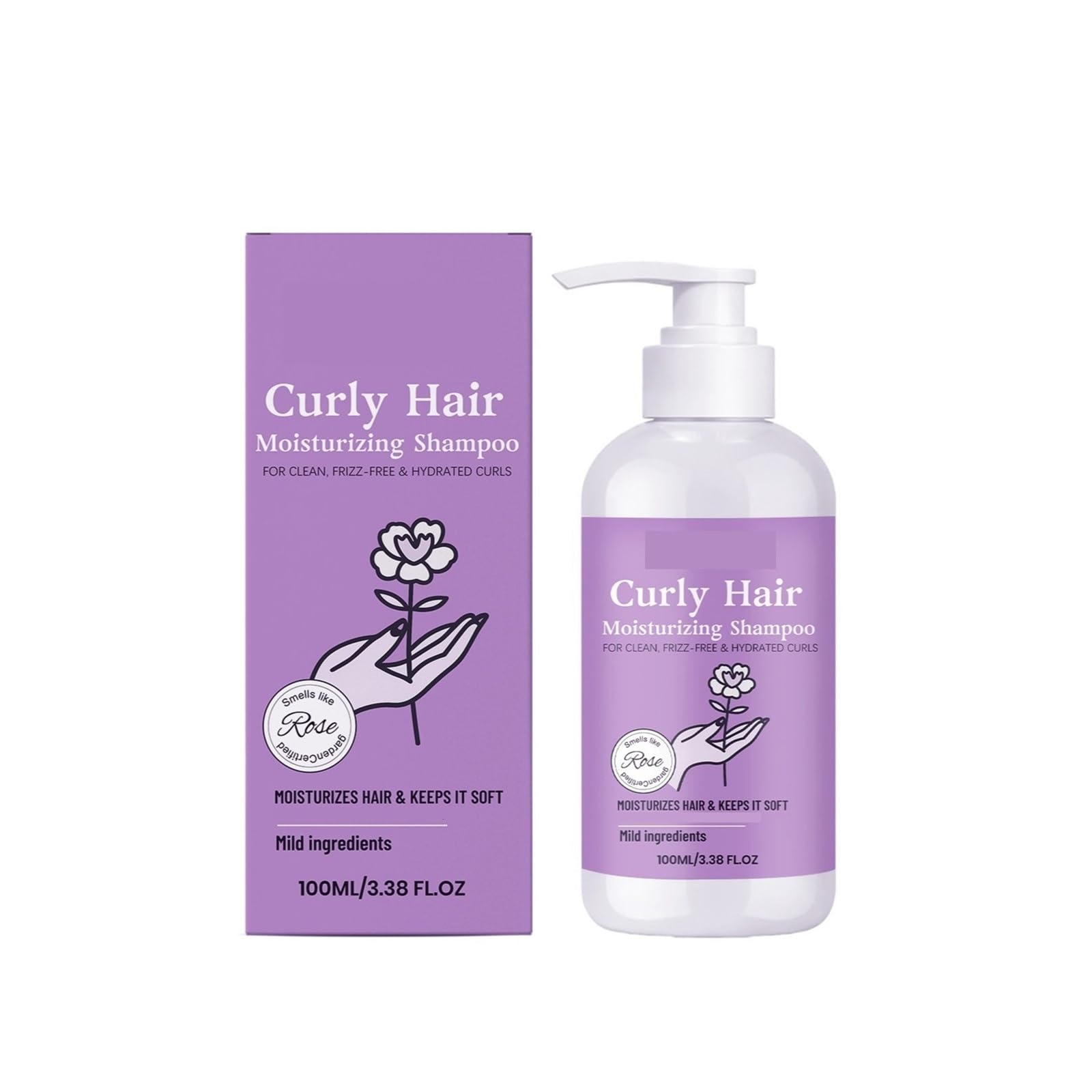 Champú Hidratante for Cabello Rizado | Nutre la estructura interna del cabello rizado y mantiene su volumen.(3pcs)