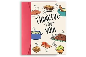 Thanksgiving Card with Envelope for All Occasions