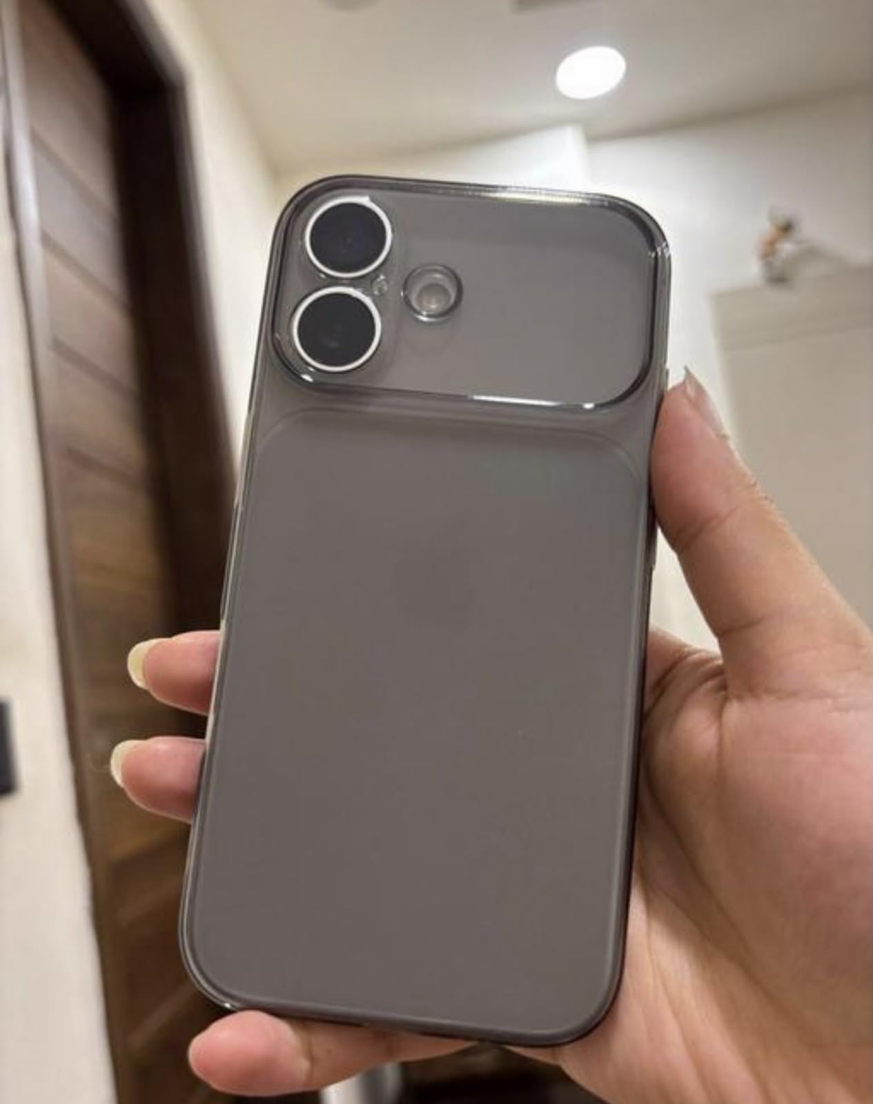Dezet Compatible Clear Case for iPhone 17 Transparent Matte Soft Slim Shockproof TPU Bumper, Anti-Yellow Crystal Case with Camera Lens Protection Back Cover for (Purple) — Amazon image 19