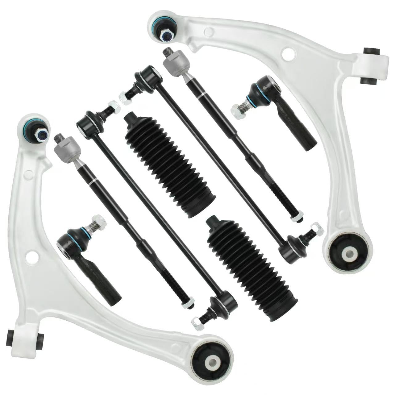 Front Lower Control Arms w/Ball Joints,Sway Bar Link Tie Rod End,Suspension Kits Compatible With 2011-2017 Honda Odyssey