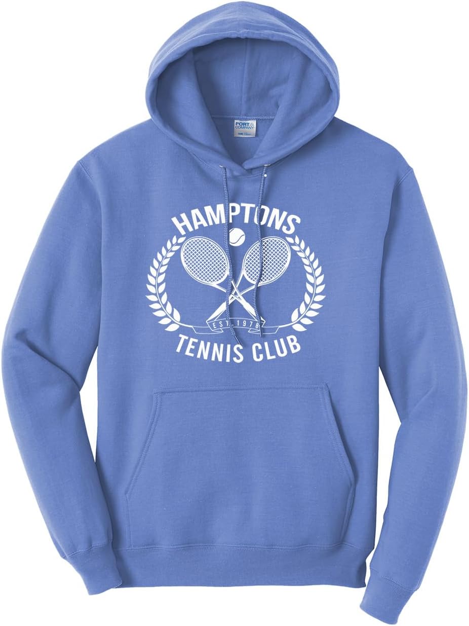 Studio 9Thirty3 Hamptons Tennis Club Supersoft Men's Hoodie Sweatshirt