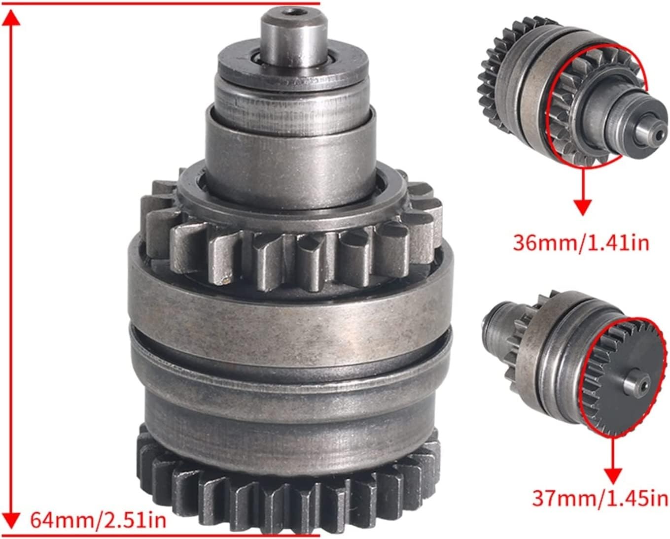 Avviamento for Bendix for Moto KTM XC-W XC EXC EXC-E 200 250 300 2007-2017 OEM:55140026100 55140026000 Parti Motore Moto