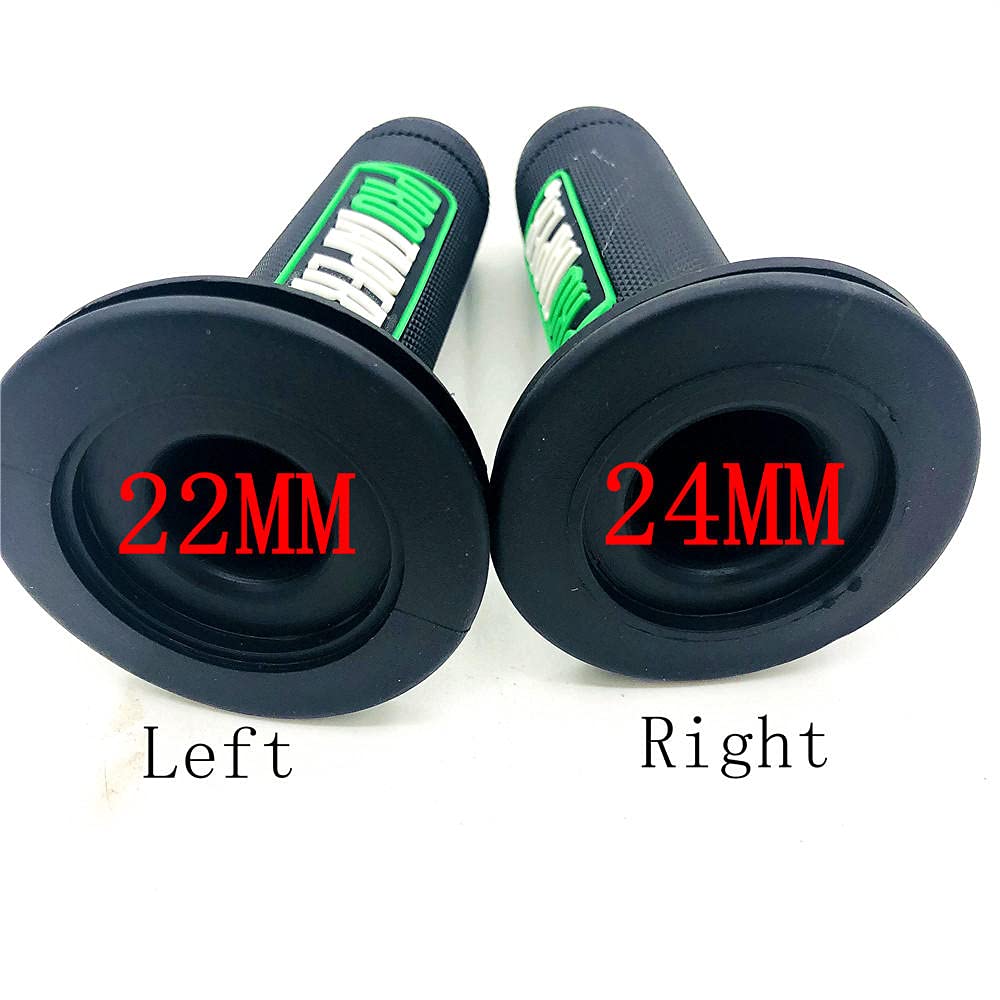 Poignées Moto Coniques Gel 7/8" - Caoutchouc Haute Qualité Pour Guidon Motocross Et Scooter