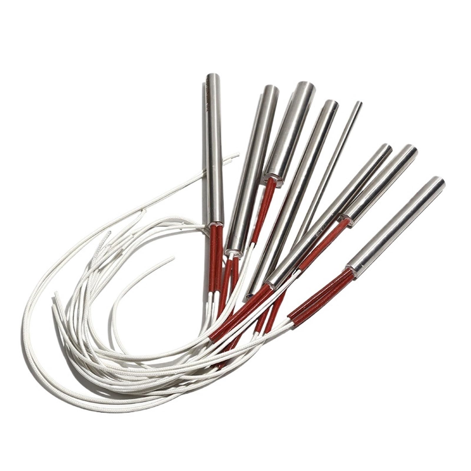 Elastyczne wkłady grzewcze sprężynowe 10,5 x 30 - 200 mm, 220 V, 100-650 W, części do drukarek 3D, rura grzewcza do głowicy drukującej (zestaw 5) (10,5 x 110 mm, 220 V, 360 W)