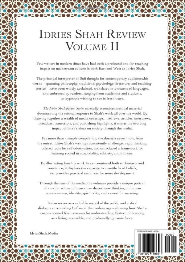 Idries Shah Review: Volume II (The Idries Shah Review Series) image 3