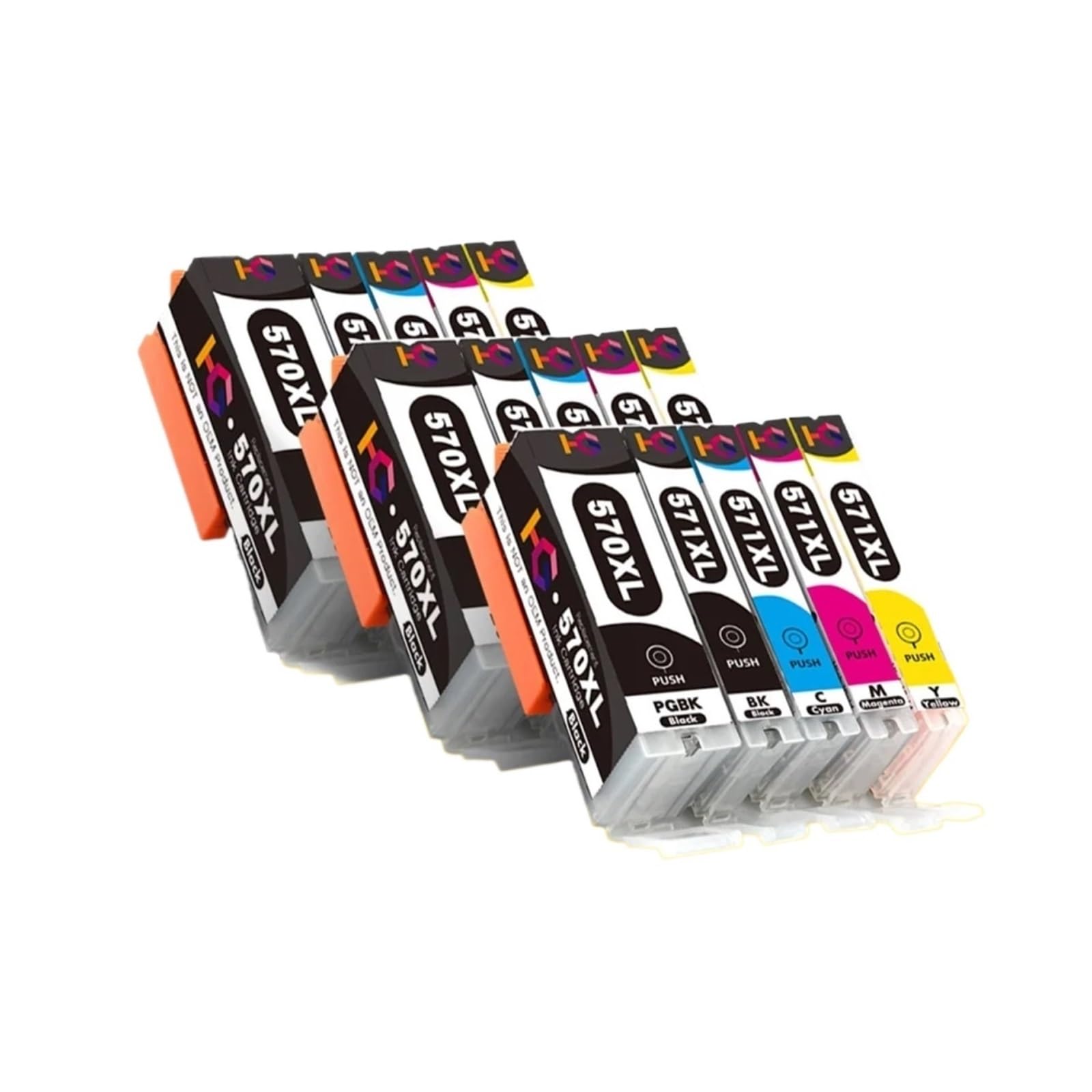 Cartuccia ink 570 571, compatibile con Canon, MG5750 MG5751