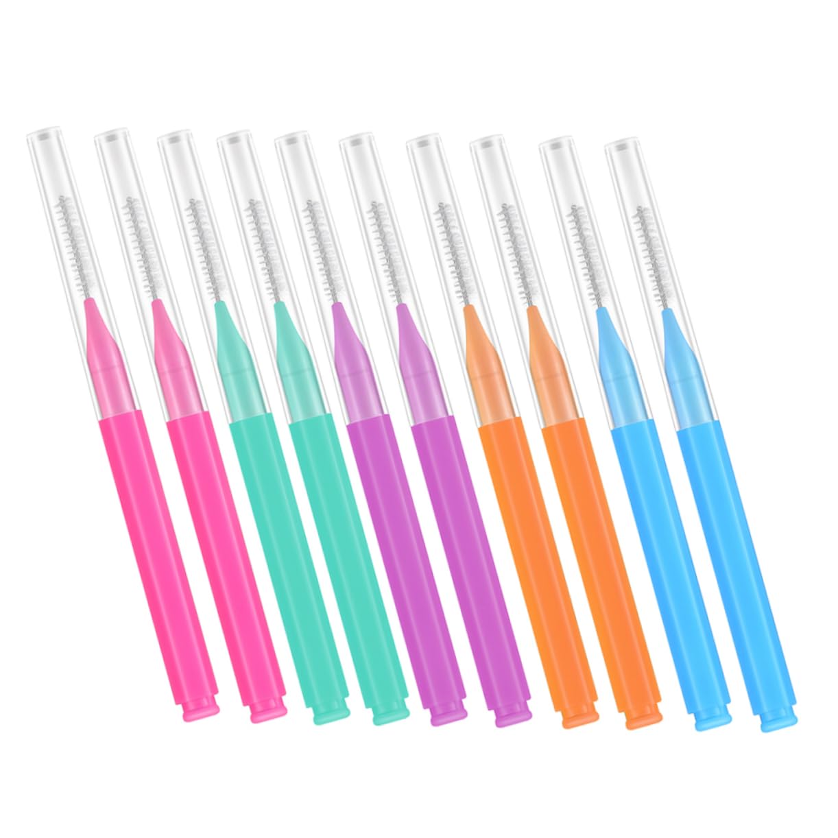 ULTECHNOVO 250piezas Cepillos Interdentales Para Limpieza Oral Diseño Compacto y Ligero Para Dientes y Brackets