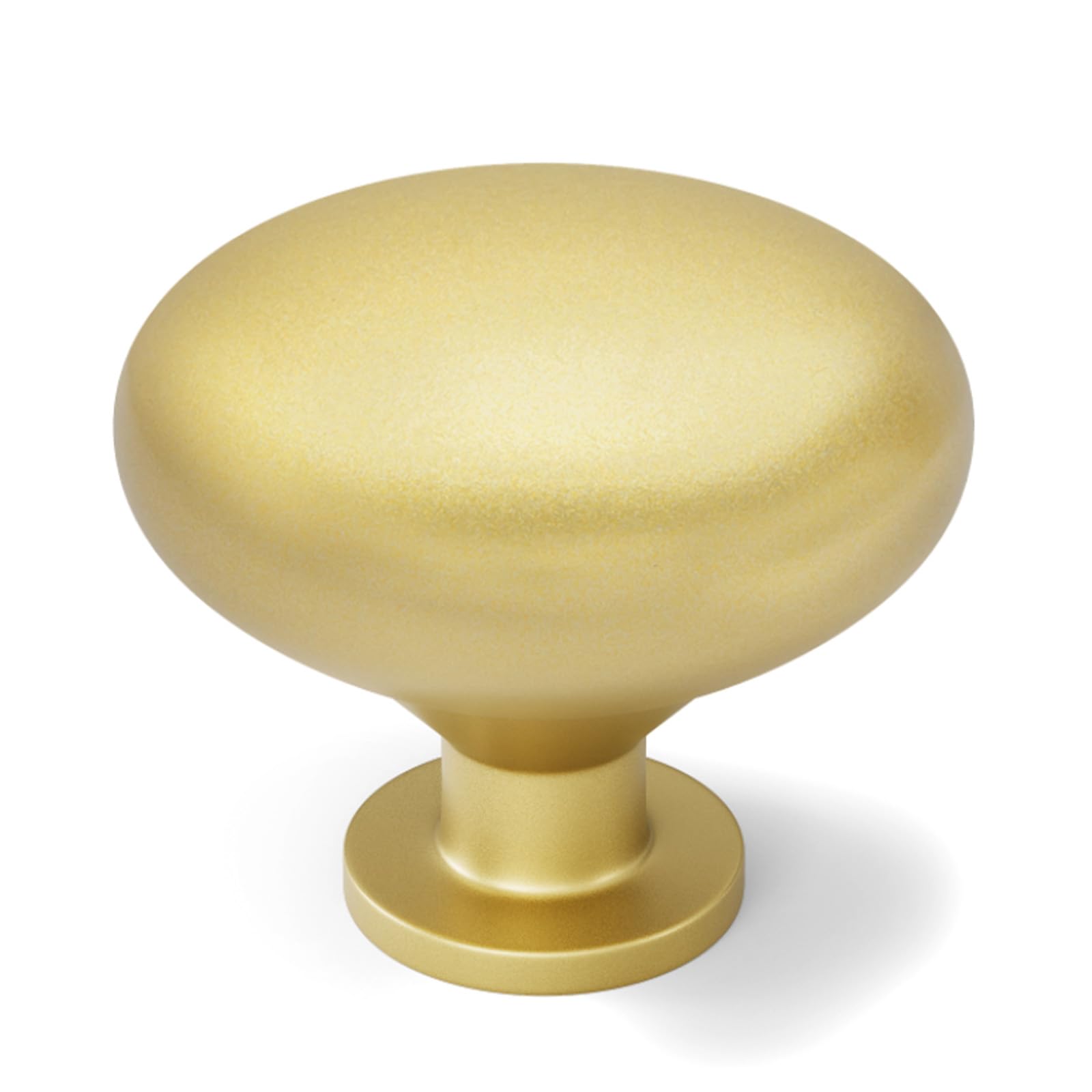 LONTAN 10 Pack Gold Kitchen Cupboard Knobs Aluminum Alloy Modern Style Drawer Knobs Furniture Hardware for Kitchen Cupboards, Cabinet, Wardrobes,Bathroom