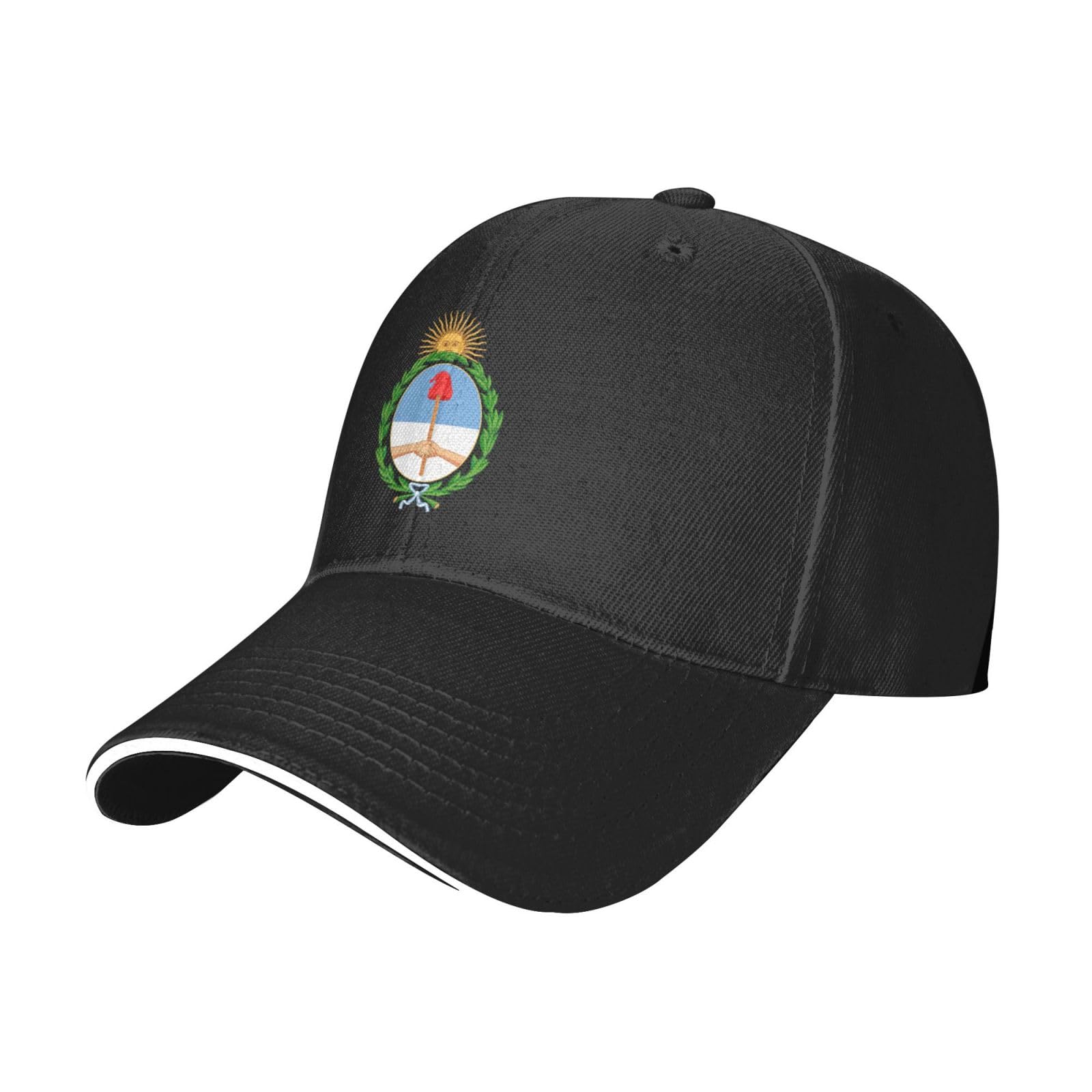 Gorra de béisbol con emblema nacional de Argentina, para mujeres y hombres, ajustable