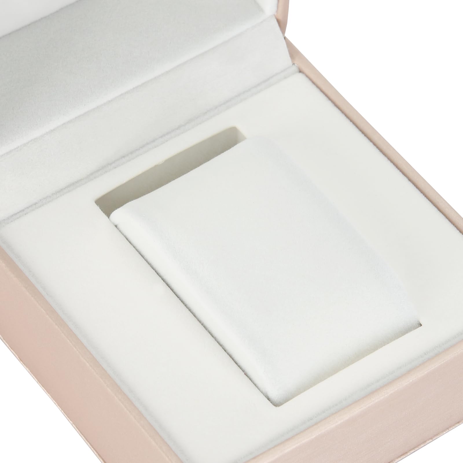 PU Leather Watch Box, Compact Watch Gift Case with Pillow for Women Men, Travel Watch Holder Storage Boxes for Birthdays Anniversary Father's Day Graduations (Gold)