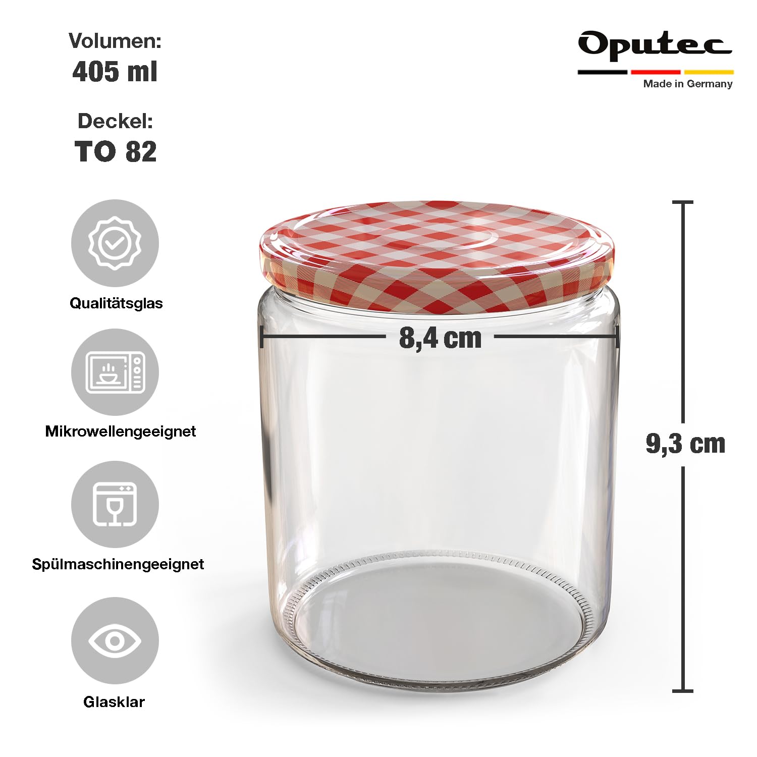 xeckpot met schroefdeksel 500 ml (12 Stuks