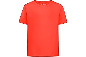 Boys Neon Orange Athletic T-Shirt