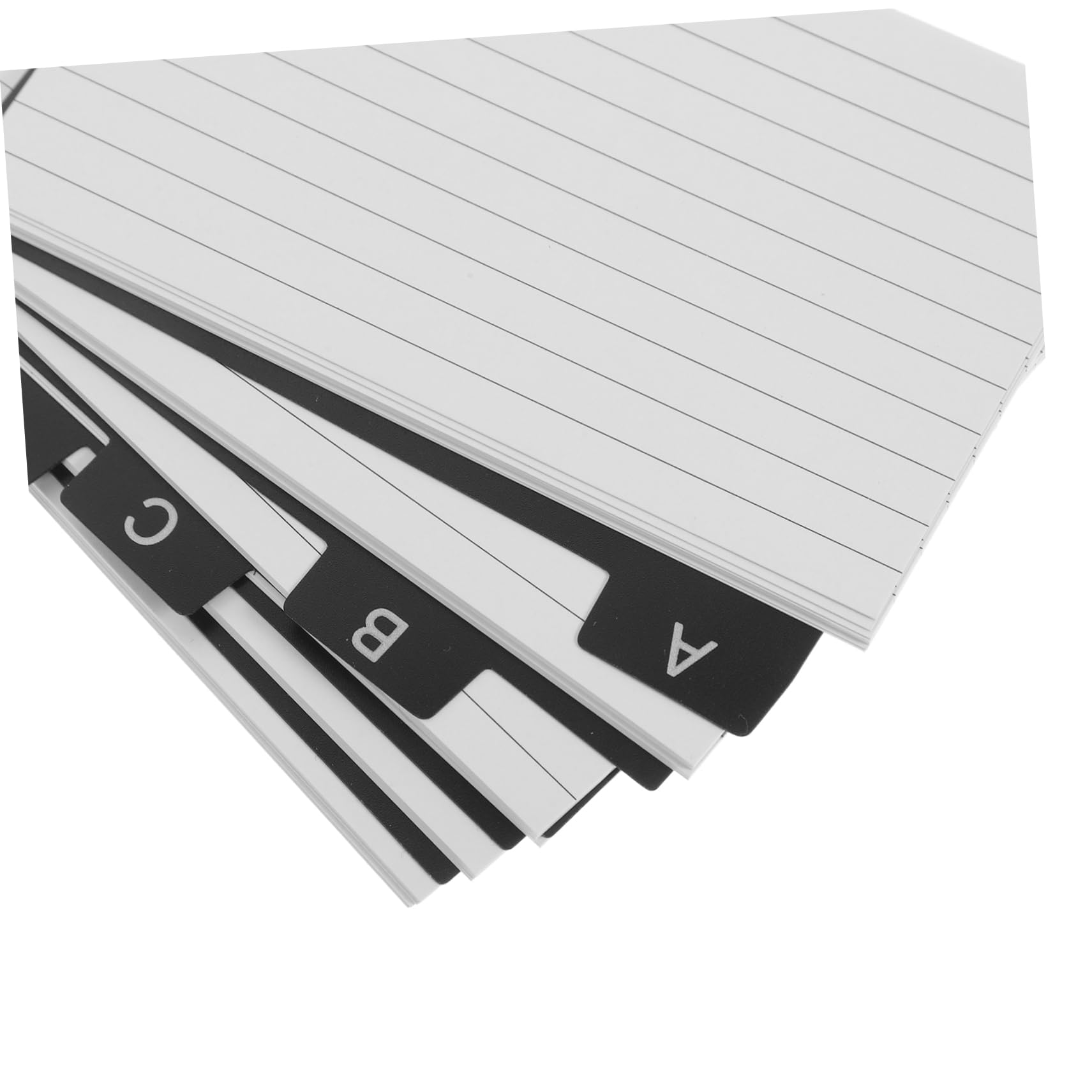 HOMSFOU 5 Juegos Marcador de tarjetas de índice señal aglutinante de tarjeta índice index tarjetas en de bricolaje tarjetas de palabras portátiles Acero inoxidable