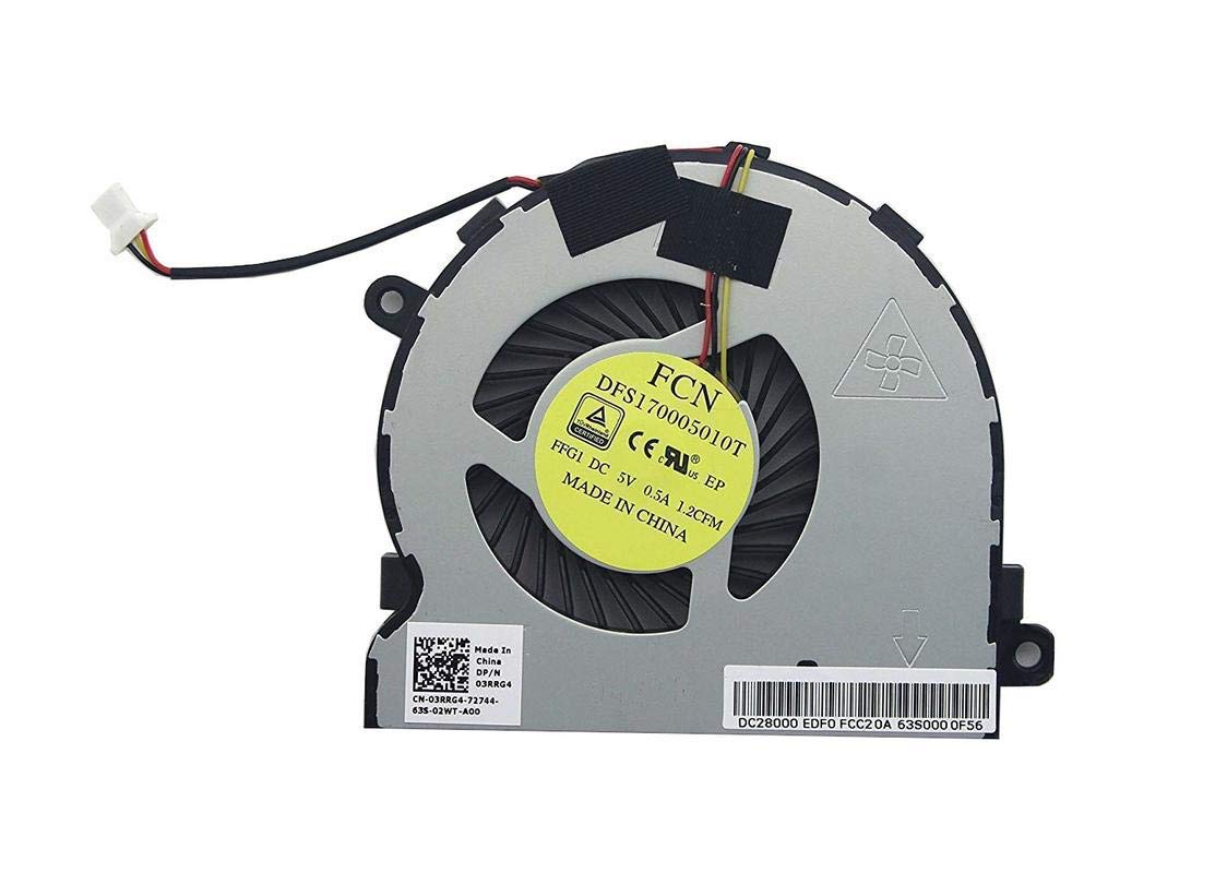 Generic Laptop Internal CPU Cooling Fan for Dell Inspiron 15 5547 5548 15 5557 P/N DFS170005010T serise CPU Fan (B08RCWJ8Q6) Amazon Price History, Amazon Price Tracker