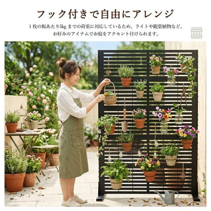 目隠しフェンス 自立 置くだけ 庭 おしゃれ 90 DIY Sサイズ　1枚 Amazon.co.jp: 目隠しフェンス 自立 置くだけ 庭 おしゃれ 90 DIY S