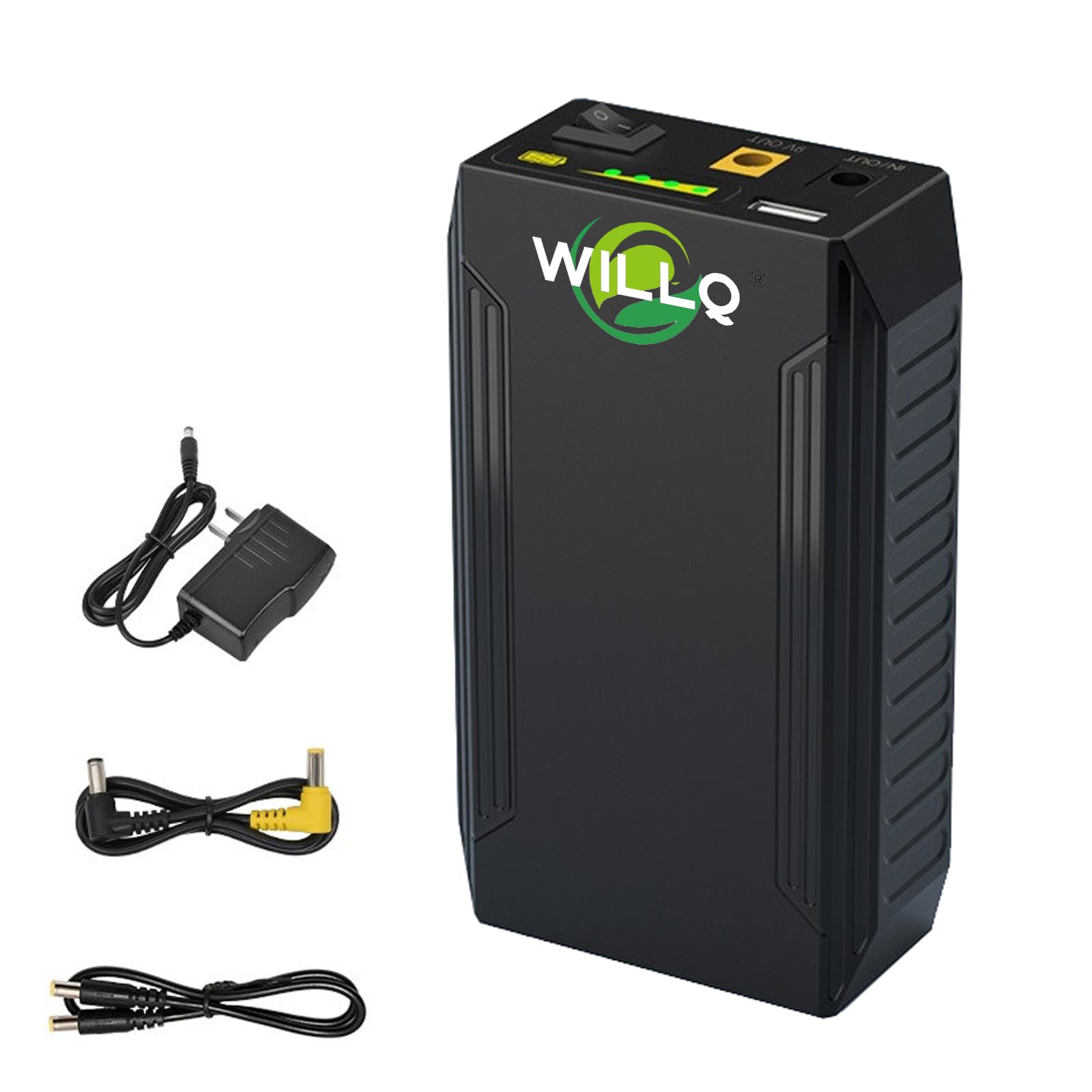 Batteria Ricaricabile 12V 18000mAh 23400mAh 28800mAh Portatile, con Uscita DC 5V/9V/12V, agli ioni di Litio Ideale per Strisce LED, telecamere sorveglianza, Router e tiralatte