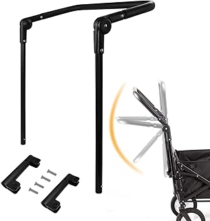 Light Folding Cart Push Handle, Utility Cart Spare Parts Conversion, Convenient Portable Replacement for Shopping Cart, ATV, and Garden Cart Not Easy to Deform Easy to Install