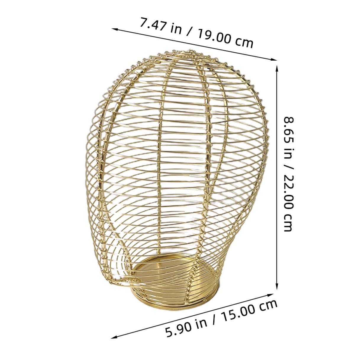 Soporte Metálico para Sombreros Dorado, Estante de Exhibición para Gorras de Tienda, Perchero de Mesa para Almacenamiento y Exhibición en Hogar y Comercio