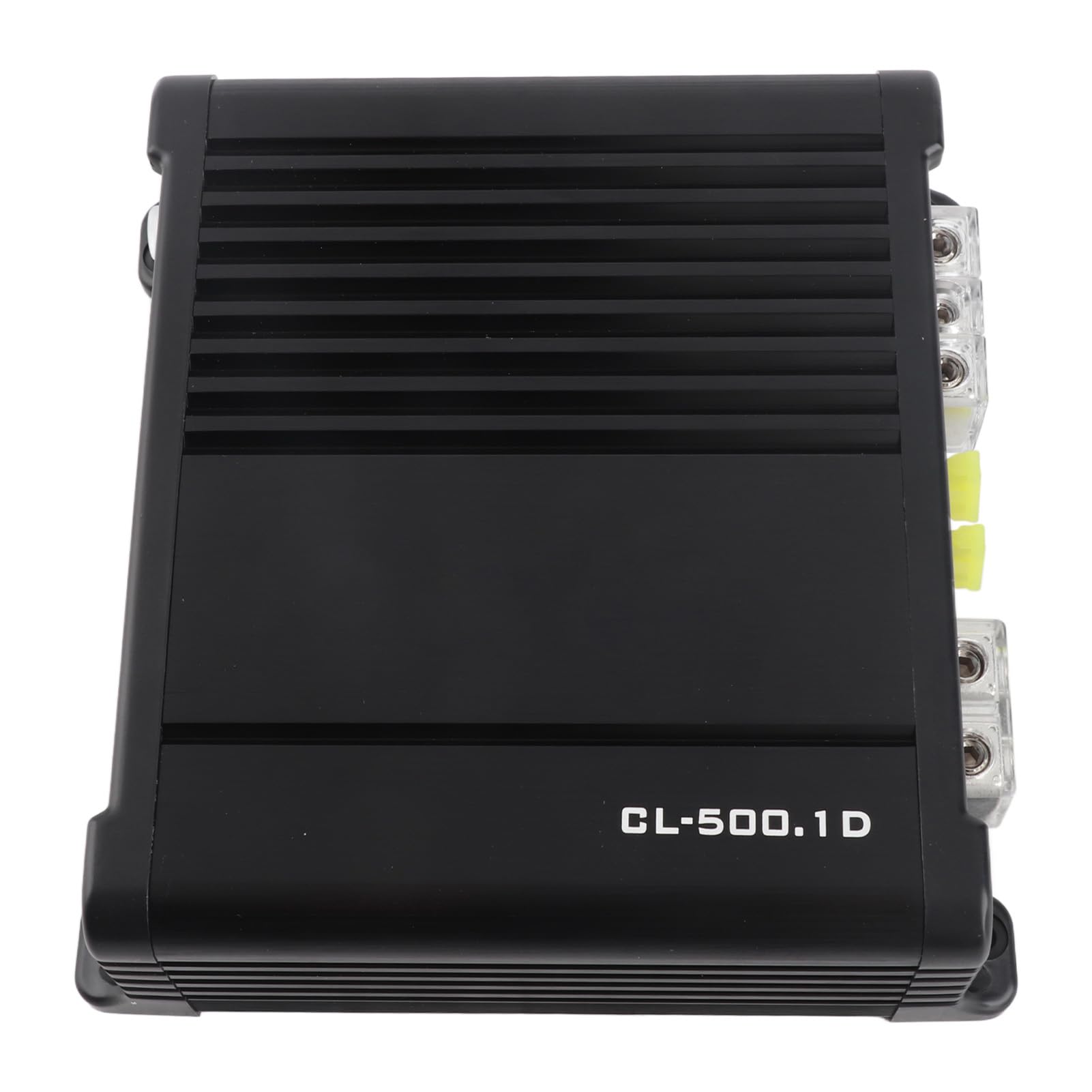 1 Channel Car Audio Monoblock Amplifier 500W RMS at 2 Ohm 300W at 4 Ohm High Efficiency Car Mono Amp with 10Hz to 300Hz Frequency Range for Powerful Bass and Clear Sound in Car
