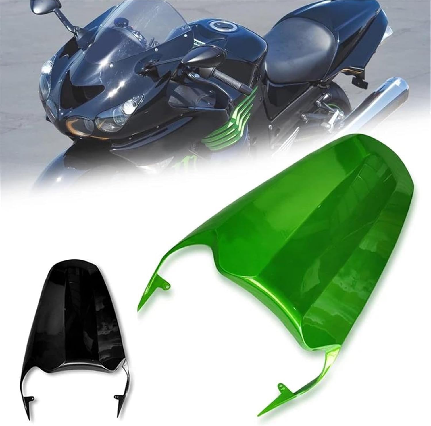 バイクパーツ 後部のこぶ オートバイリアピリオンハードシートカバー
