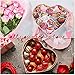 Thenshop 3 Sets Valentines Heart Shaped Boxes for Flowers Mother's Day Gift Packaging with Transparent Window Lids for Luxury Flower Arrangements Flower Box Gift Wrap Boxes for Wedding Birthday(Pink)