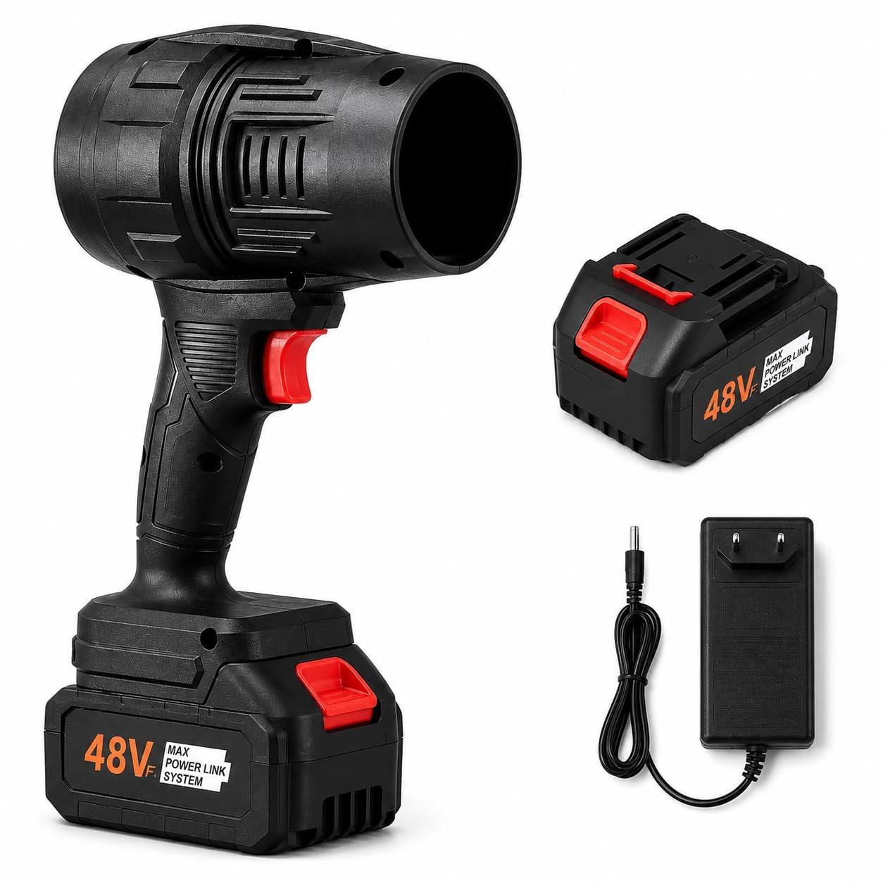 Handheld Electric Air Blower,Turbo Jet Blower Cordless,Handheld High Powerful Blow Brushless for Extra runtime,Multipurpose Car,Home Corner, Road Cleaning Easy use Home