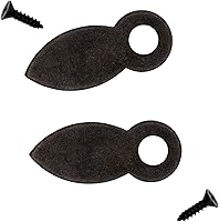 Vista 8 de Poster Palooza 1" Black Photo Frame Turn Button Fasteners with Screws Pack of 10 Picture Frame Hardware Backing Clips