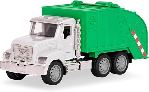 DRIVEN by Battat Camión de microreciclaje  Camión de juguete con luces sonidos y piezas movibles para niños a partir de 3 años